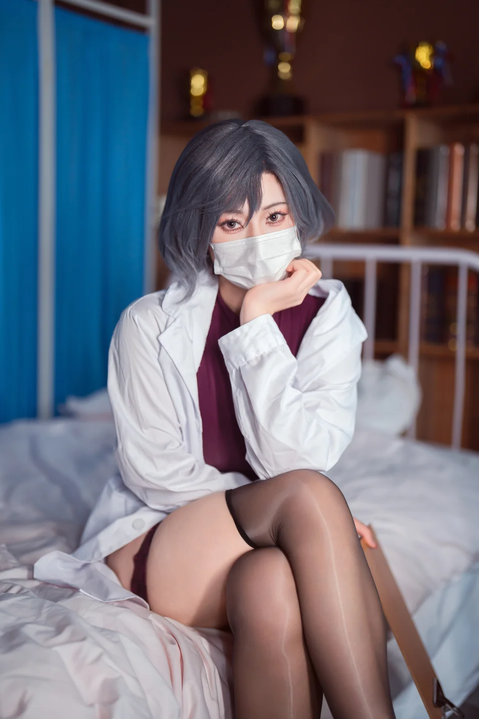 星澜 - No.051 保健室的失格医生 [68P,2V-1.54GB] tg@simisebaisi 【丝足阁】034.webp